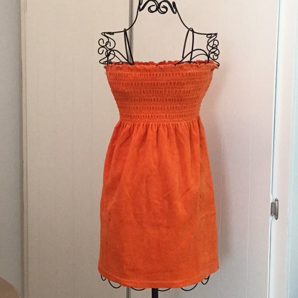 Juicy Couture- Orange Terry Cloth Dress